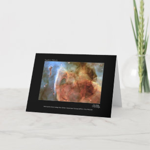 Carte Keyhole Nebula Hubble Telescope Photo