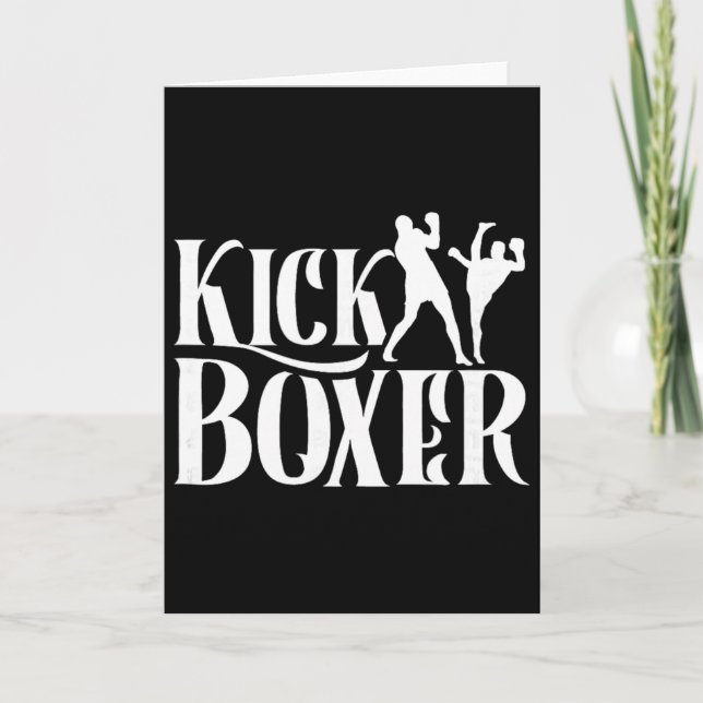 Carte Kickboxer Kickbox Kick Boxing Kickboxing Arts Mart (Devant)