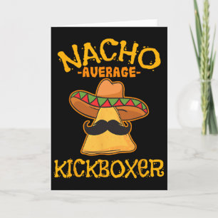 Carte Kickboxeur Nacho Moyen Cinco De Mayo Kick Mexicain