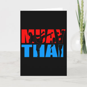 Carte Kickboxing Arts martiaux Boxe thaïlandaise Muay Th