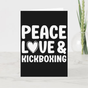 Carte Kickboxing J'aime Kickboxing Kickboxer