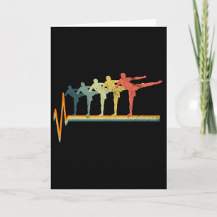 Carte Kickboxing Muay Thai Thaiboxing Mma Vintage 