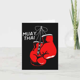 Carte Kickboxing Thai Boxing Muay Gants Thai