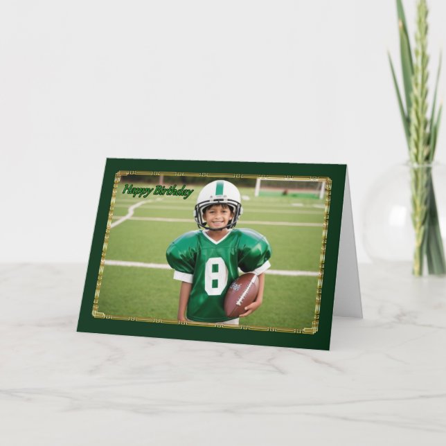 Carte Kickoff a Great Year Boy's Birthday Card (Devant)