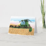 Carte kids birthday card combine harvester<br><div class="desc">Combine harvester theme card pour birthday ou other special occasion. This card matches our kids combine harvester t-shirt that is available at www.shirtsthatgo.com</div>
