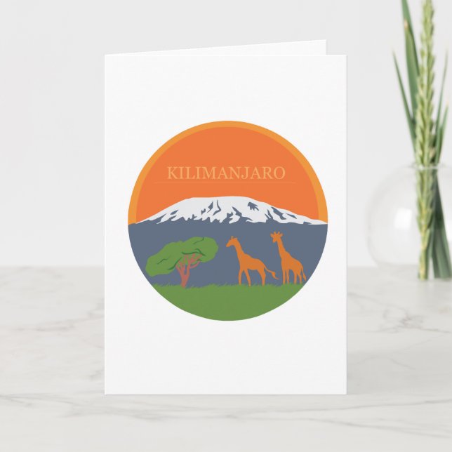 Carte Kilimanjaro (Devant)