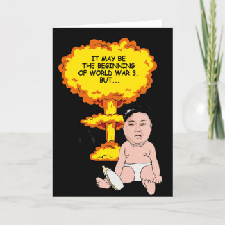 Carte Kim Jong Un Birthday Card - J'espère que vous avez