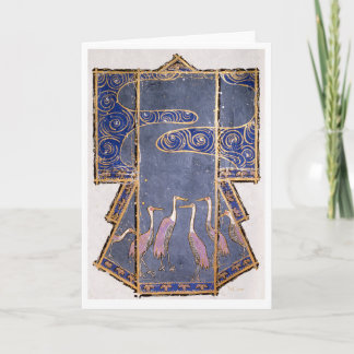 Carte Kimono avec grues et moteur japonais d'eau