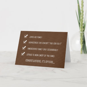 Carte Kinda Funny Fête des pères Card — #1 Papa Checklis