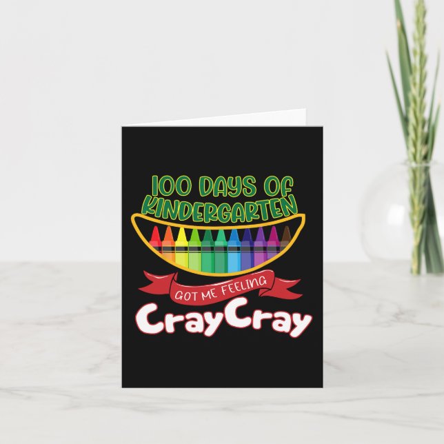 Carte Kinder - 100 Jours De Maternelle M'A Fait Me Senti (Devant)