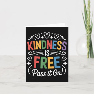 Carte Kindness Est Gratuit P It Sur Citation Positive