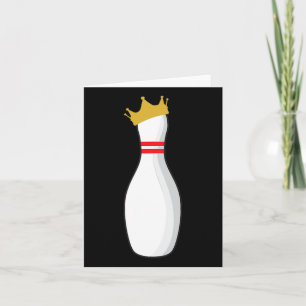 Carte King Bowling Pin Drôle Grèves Graphiques Et Déchet