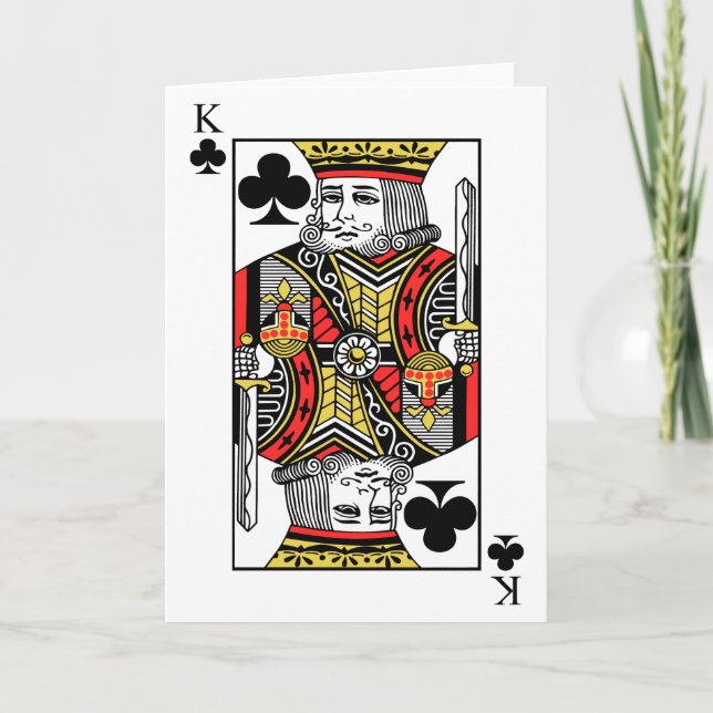 Carte King of Clubs (Devant)