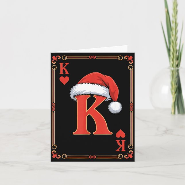 Carte King Of Hearts Christmas Costume Playing Cards Kin (Devant)
