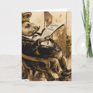 Carte King Pig Lit Son Journal