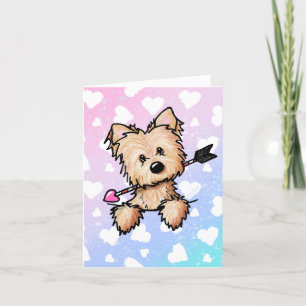 Carte KiniArt Cairn Valentines Day