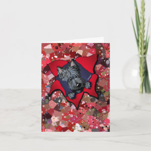 Carte KiniArt Scottie Blast en rouge et noir
