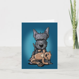 Carte KiniArt Scottie T Et Sassy Big