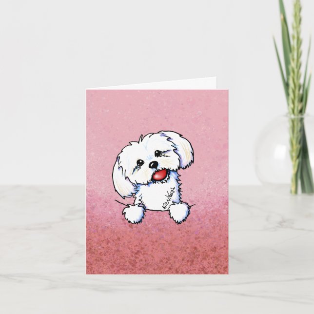 Carte KiniArt Shih Tzu (Devant)
