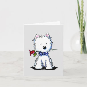 Carte KiniArt Westie Gent
