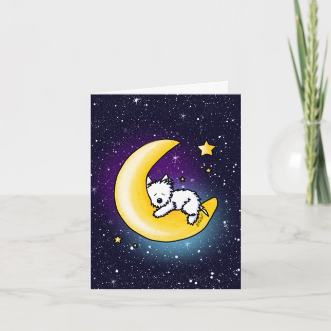 Carte KiniArt Westie Terrier (Devant)