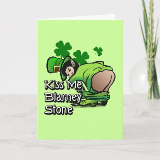 Carte Kiss Me Blarney Stone
