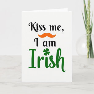 Carte Kiss Me I Am Irish