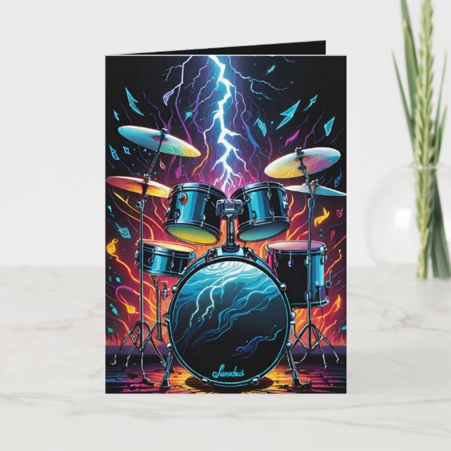 Carte Kit de batterie Strike A Beat Vide (Devant)