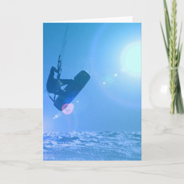 Carte Kitesurfing Air Greeting Cards (Devant)