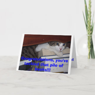 Carte Kitten Graduation