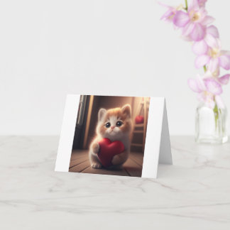 Carte Kitten Love