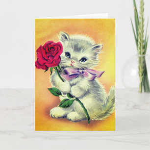 Carte Kitten vintage