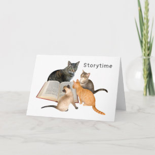 Carte Kittens Storytime
