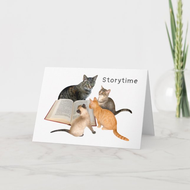 Carte Kittens Storytime (Devant)