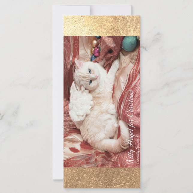 Carte Kitty Angel pour Noël (Devant)