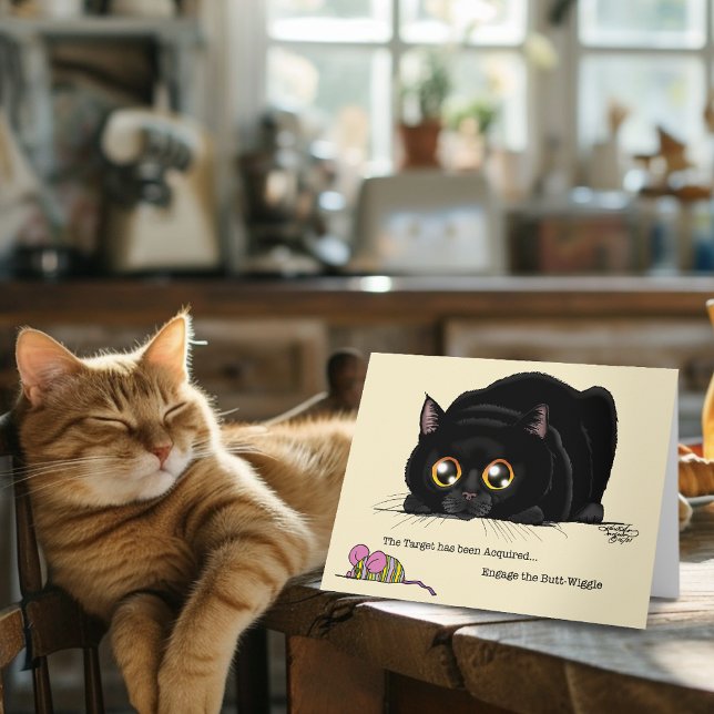 Carte Kitty Butt-Wiggle (Créateur téléchargé)