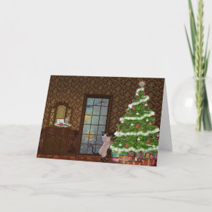 Carte Kitty de la veille de Noël