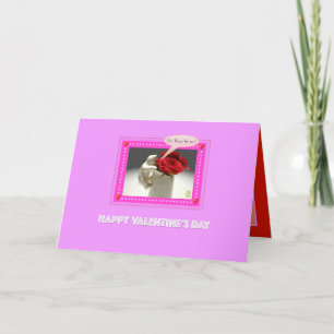 Carte Kitty & Tea Roses "Est-ce pour moi ?" Valentine Ca