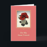 Carte Kitty & Tea Roses Special Friend<br><div class="desc">Cette carte dit, "Pour une amie spéciale" L'intérieur dit, "Qu'est-ce que je ferais sans toi ? Je vous souhaite un anniversaire aussi merveilleux que vous l'êtes. Joyeux Anniversaire!" Elle peut être personnalisée et peut être changée pour n'importe quelle occasion que vous souhaitez pour la carte — Saint-Valentin, merci, remets-toi, …...</div>