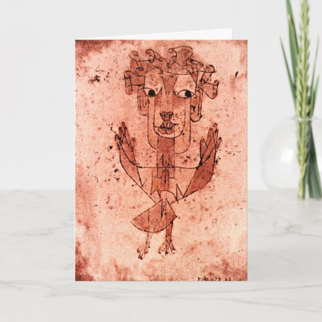 Carte Klee - Angelus Novus (Nouvel Ange) (Devant)