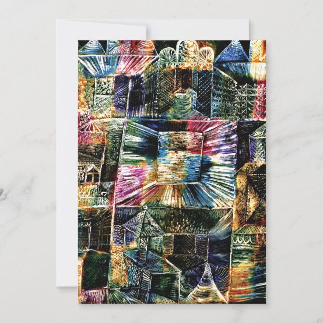 Carte Klee - Architecture des kiosques (Devant)