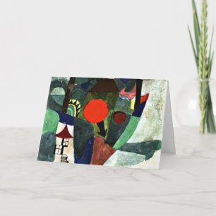 Carte Klee - Avec le soleil de réglage