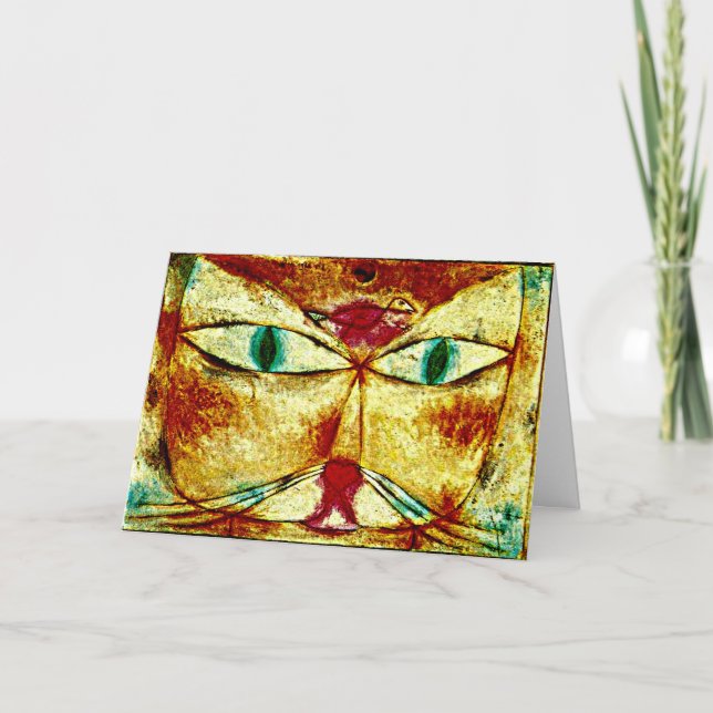 Carte Klee - Cat and Bird (Devant)