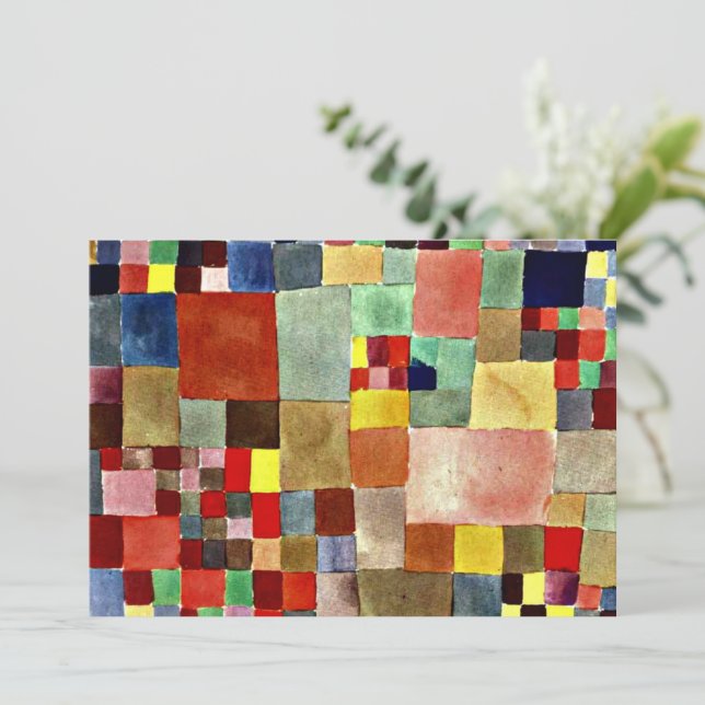 Carte Klee - Flore sur sable (Debout devant)