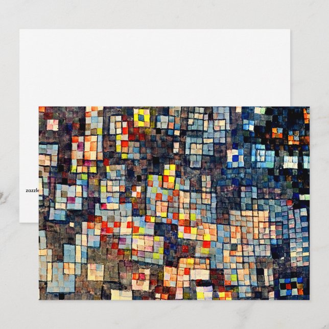 Carte Klee - Glashauser Viertel (Devant / Derrière)