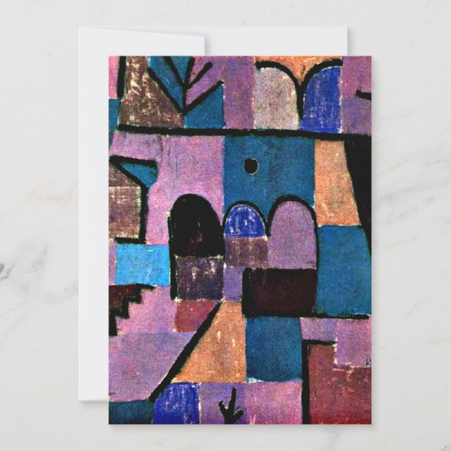 Carte Klee - Jardin oriental (Devant)