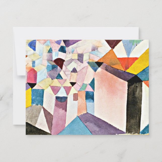 Carte Klee - La vision d'une ville (Devant)