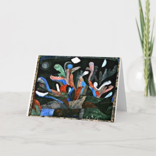 Carte Klee - Photo d'un jardin aux couleurs sombres