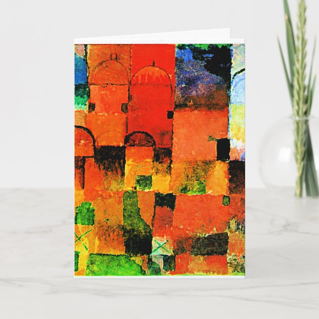 Carte Klee - Red and White Domes 2021 large (Devant)