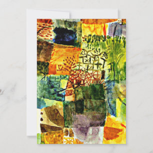 Carte Klee - Souvenir d'un jardin